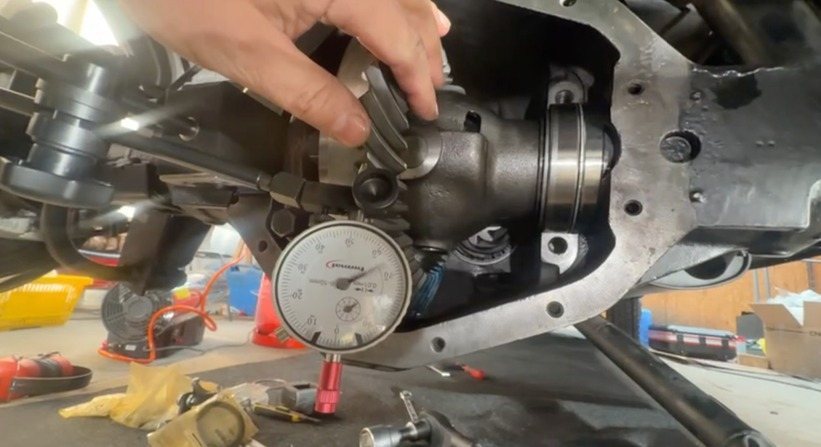 Measuring gear backlash