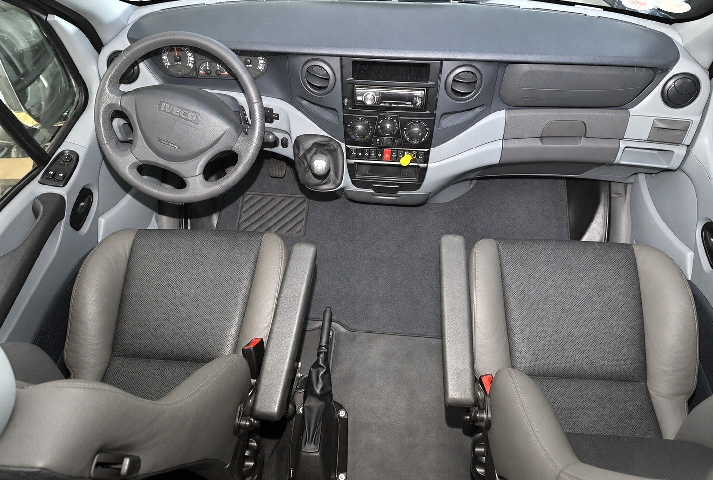 Cab with Recaro seats