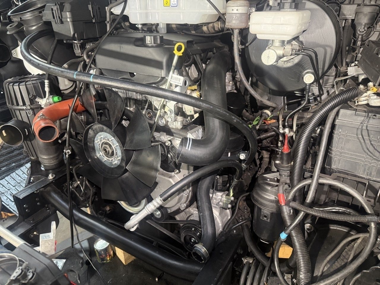 Motorraum Detail