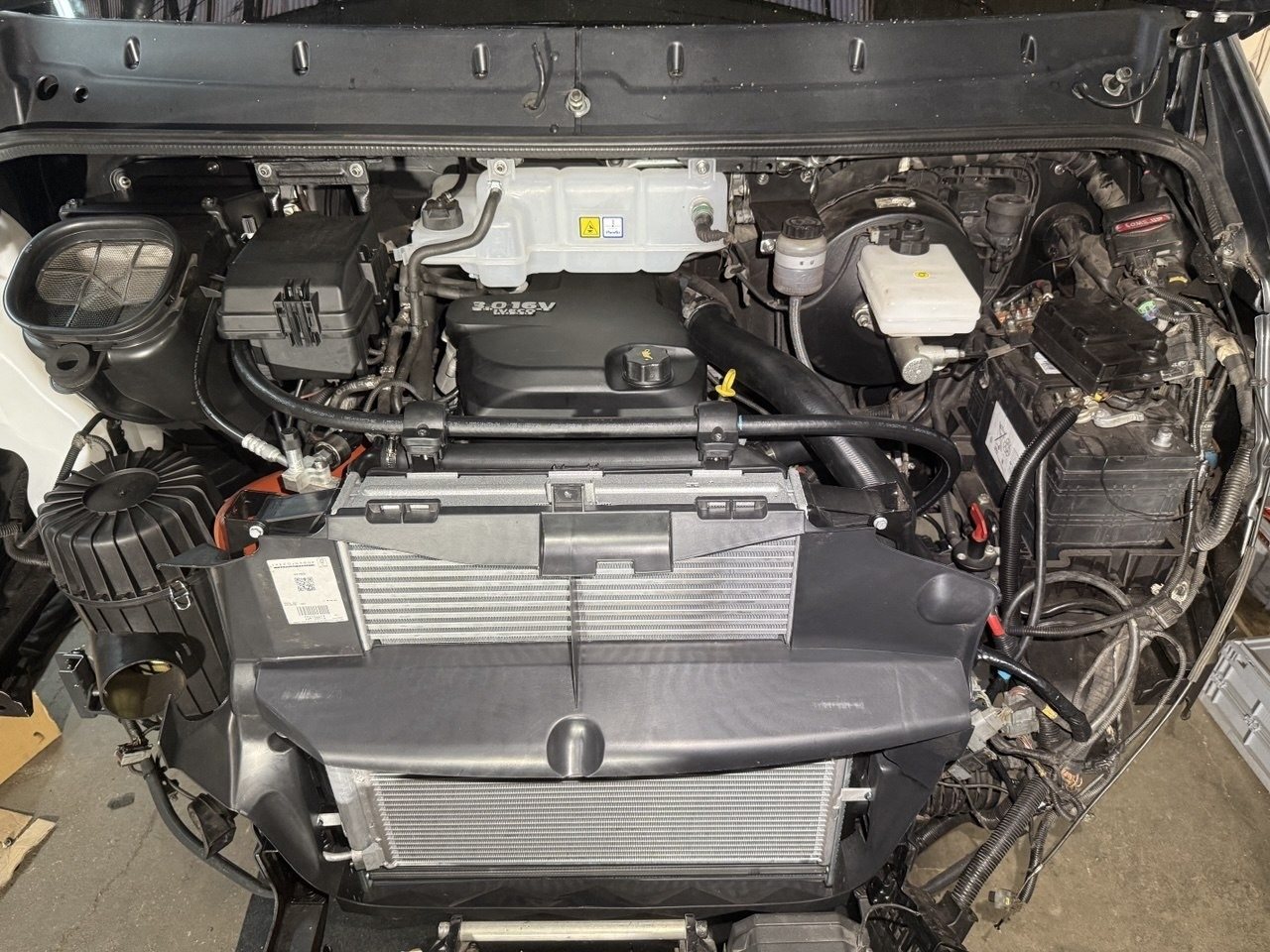 Motorraum Kuehlerpaket